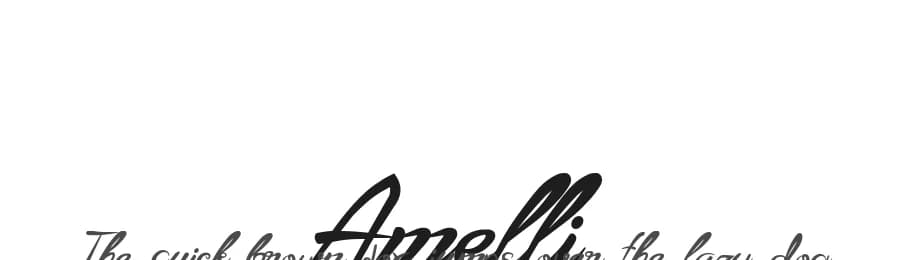Amelli by Fontaris Studio — Script Handwritten Font — preview 1