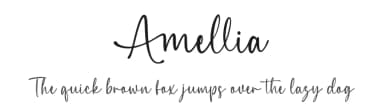 Amellia by Revo Farisky — Script Handwritten Font — thumbnail 1