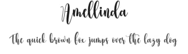 Amellinda by Scratchones — Script Handwritten Font — thumbnail 1
