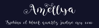 Amellya by Sealoung — Script Handwritten Font — thumbnail 2