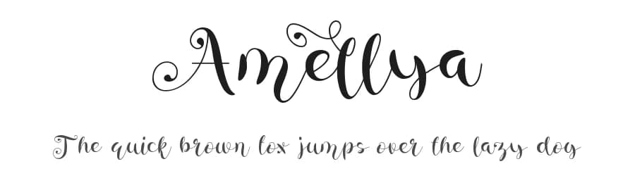Amellya by Sealoung — Script Handwritten Font