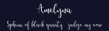 Amelyna by Muksal Creative — Script Handwritten Font — thumbnail 2
