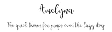 Amelyna by Muksal Creative — Script Handwritten Font — thumbnail 1