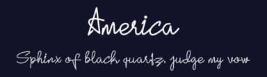 America by GFR Creative — Script Handwritten Font — thumbnail 2