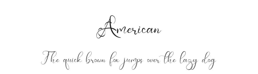 American by Erik Studio — Script Handwritten Font