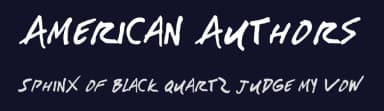 American Authors by Aly K. Salazar — Script Handwritten Font — thumbnail 2