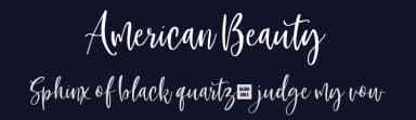 American Beauty by FontBoutique — Script Handwritten Font — thumbnail 2