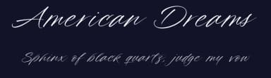 American Dreams by Lunas Type — Script Handwritten Font — thumbnail 2