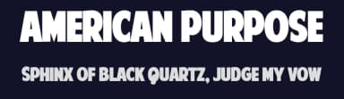 American Purpose by Fontry — Sans Serif Font — thumbnail 2