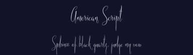 American Script by Royaltype — Script Handwritten Font — thumbnail 2