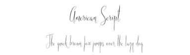 American Script by Royaltype — Script Handwritten Font — thumbnail 1