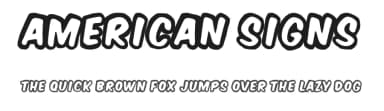 American Signs by Woodcutter — Script Handwritten Font — thumbnail 1
