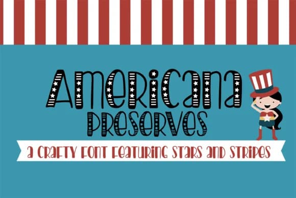 Americana Preserves Font by Illustration Ink — Script Handwritten Font