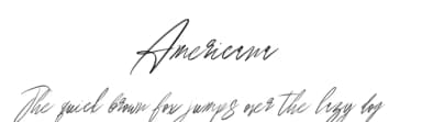 Americana by Analogous Studio — Script Handwritten Font — thumbnail 1