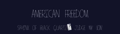 American Freedom by Xerographer Fonts — Script Handwritten Font — thumbnail 2