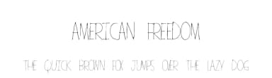 American Freedom by Xerographer Fonts — Script Handwritten Font — thumbnail 1