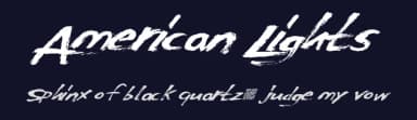 American Lights by Xerographer Fonts — Script Handwritten Font — thumbnail 2