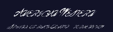 American Western by Xerographer Fonts — Script Handwritten Font — thumbnail 2