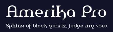 Amerika Pro by CheapProFonts — Serif Font — thumbnail 2