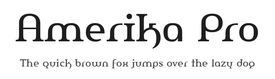 Amerika Pro by CheapProFonts — Serif Font