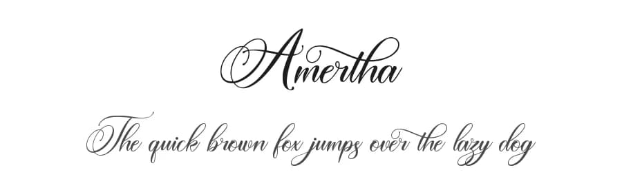 Amertha by ToniStudio — Script Handwritten Font