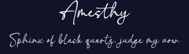 Amesthy by Sronstudio — Script Handwritten Font — thumbnail 2