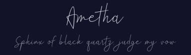 Ametha by Studiorazi — Script Handwritten Font — thumbnail 2