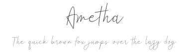 Ametha by Studiorazi — Script Handwritten Font — thumbnail 1