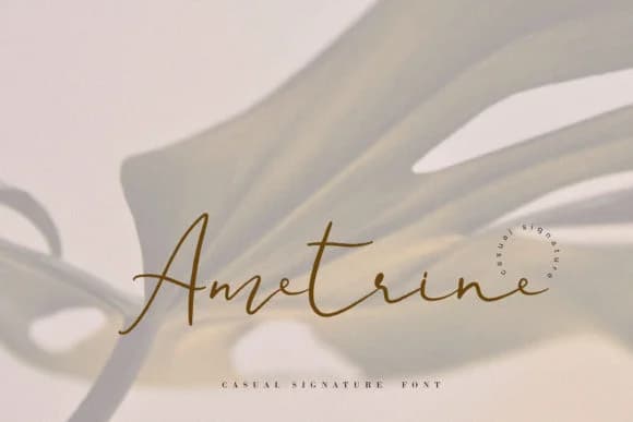 Ametrine Font by Primafox Design — Script Handwritten Font