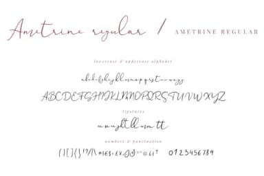 Ametrine Font by Primafox Design — Script Handwritten Font — thumbnail 2