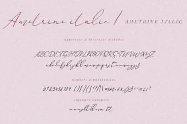 Ametrine Font by Primafox Design — Script Handwritten Font — thumbnail 3