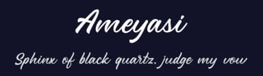 Ameyasi by Fype Co. — Script Handwritten Font — thumbnail 2