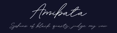 Amibata by Graphicfresh — Script Handwritten Font — thumbnail 2