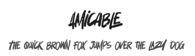 Amicable by Gassstype — Script Handwritten Font — thumbnail 1