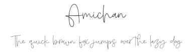 Amichan by Salamahtype.com — Script Handwritten Font — thumbnail 1