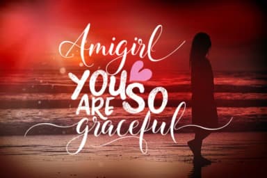 Amigirl Font by joelmaker — Script Handwritten Font — thumbnail 2