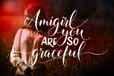Amigirl Font by joelmaker — Script Handwritten Font — thumbnail 3