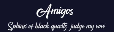 Amigos by Thirtypath — Script Handwritten Font — thumbnail 2