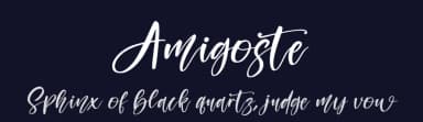 Amigoste by Perspectype Studio - Letterena.com — Script Handwritten Font — thumbnail 2