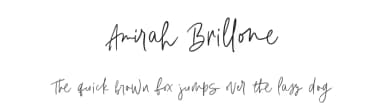 Amirah Brillone by Kotak Kuning Studio — Script Handwritten Font — thumbnail 1