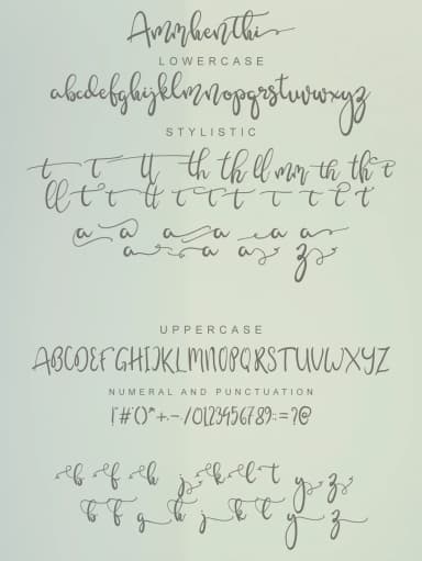 Ammenthi Font by Pineungtype & Missinklab — Script Handwritten Font — thumbnail 9