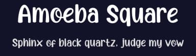Amoeba Square by Graphicxell — Script Handwritten Font — thumbnail 2