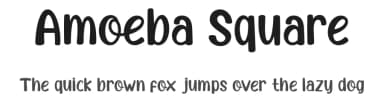 Amoeba Square by Graphicxell — Script Handwritten Font — thumbnail 1