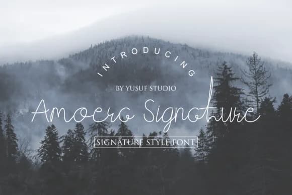 Amoera Signature Font by hidayart94 — Script Handwritten Font