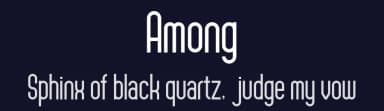 Among by Din Studio — Sans Serif Font — thumbnail 2