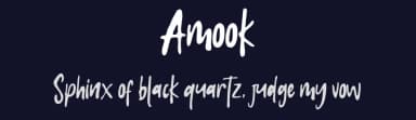 Amook by Raffatype — Script Handwritten Font — thumbnail 2