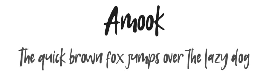 Amook by Raffatype — Script Handwritten Font
