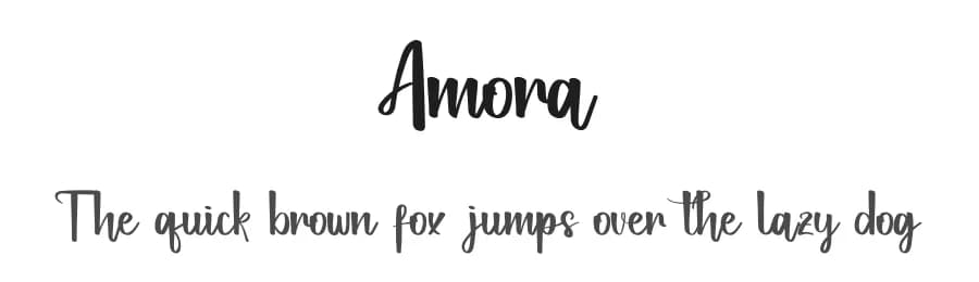 Amora by Inermedia Studio — Script Handwritten Font