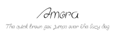 Amora by Kong Font — Script Handwritten Font — thumbnail 1