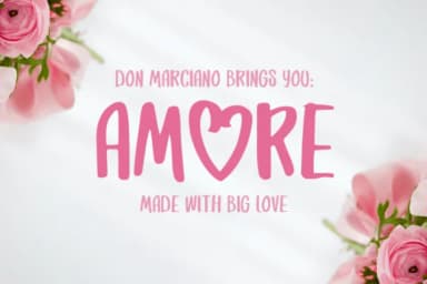 Amore Font by DonMarciano — Script Handwritten Font — thumbnail 1